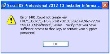 Error 1401: Could not create key “HKEY_USERSS-1-5-21-1417001333-261478967-725345543-1005SoftwareClasses”