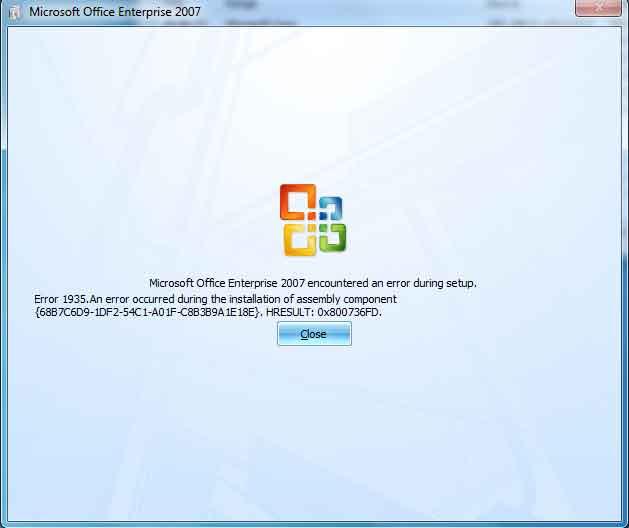 Error Installing Ms Office 07 Techyv Com