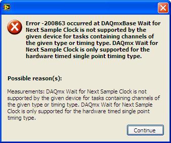 DAQmsBase error