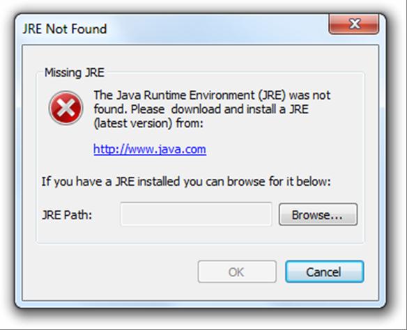 java jre error code 1618