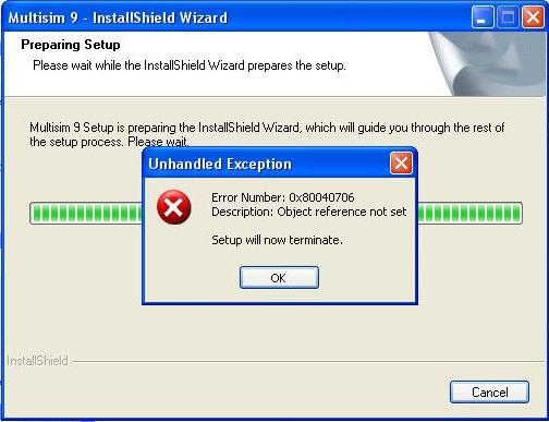 installshield wizard error 1608