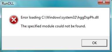 errore rundll32 avvio di Windows Vista