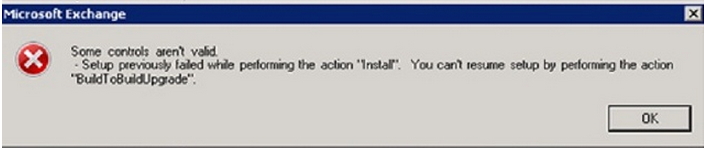 Microsoft Exchange Some controls aren’t valid