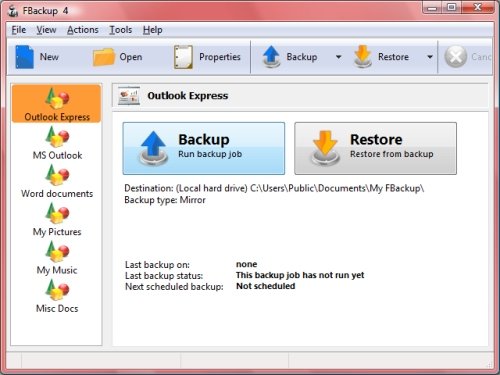 FBackup 4 Utility