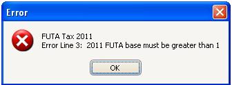 FUTA Tax 2011