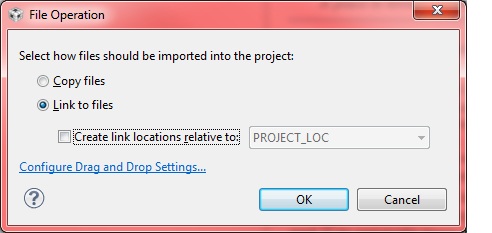 File Should Imported to Project