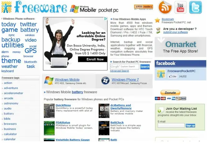 download battery wear for windows mobile