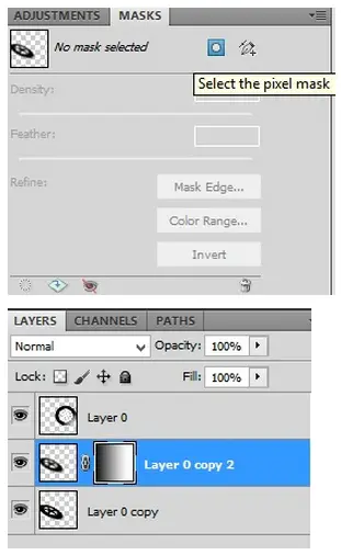 Blend the 2 shadow layers by dragging