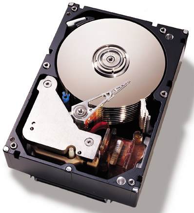 Hard disk contains plates of metal to store data and Megnatic Heads to read data
