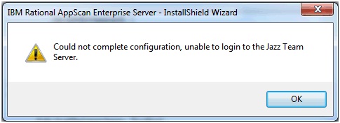BM Rational AppScan Enterprise Server – InstallShield Wizard