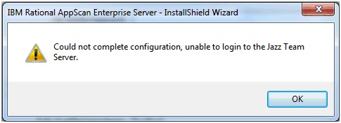 BM Rational AppScan Enterprise Server – InstallShield Wizard