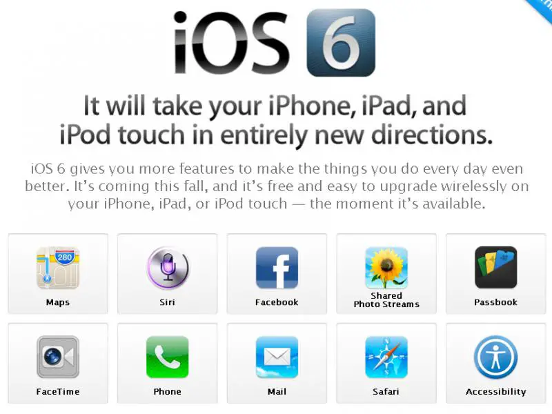 iOS 6 gives you more feature than iOS 5