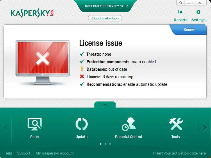 Internet Security Kaspersky 2012
