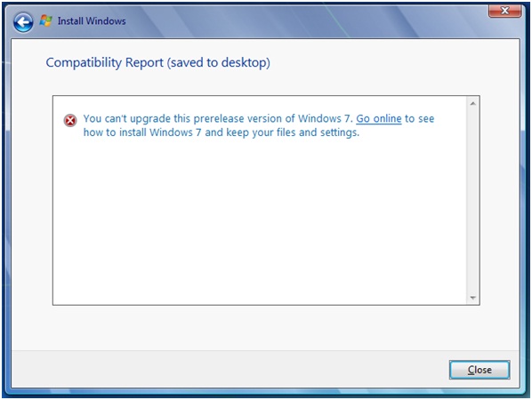 Install Windows 7-Compatibility Report
