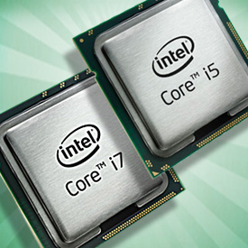 Intel Core i7 and i5