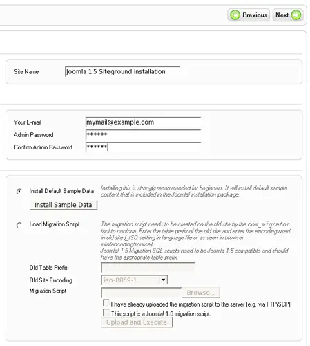 Install Sample Data