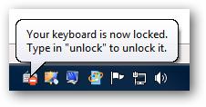 Keyboard Locked