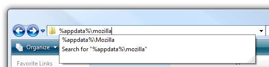 Mozilla Appdata