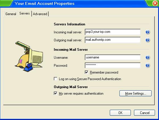 Your Email Account Properties