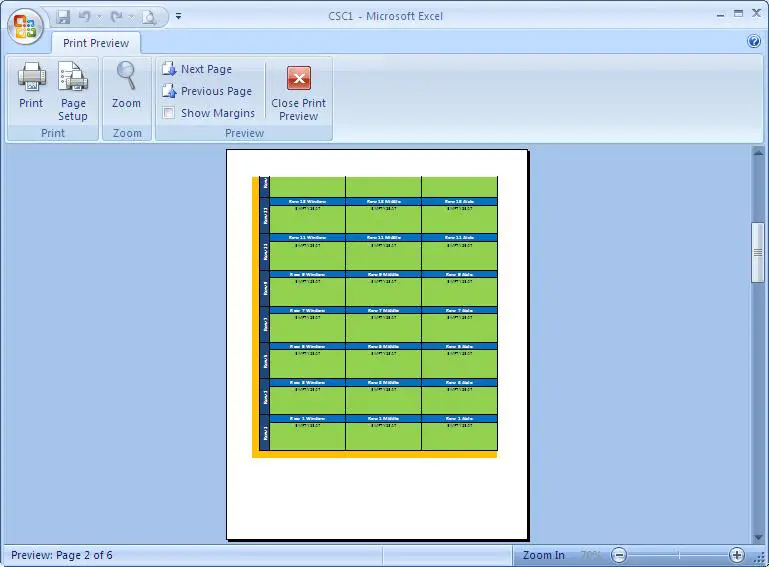 MS-Excel-print preview-sample page-full page print