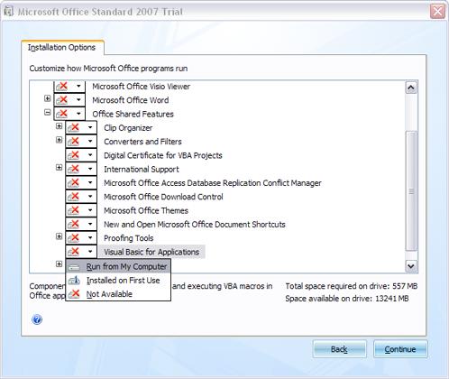 Visual Basic for Application