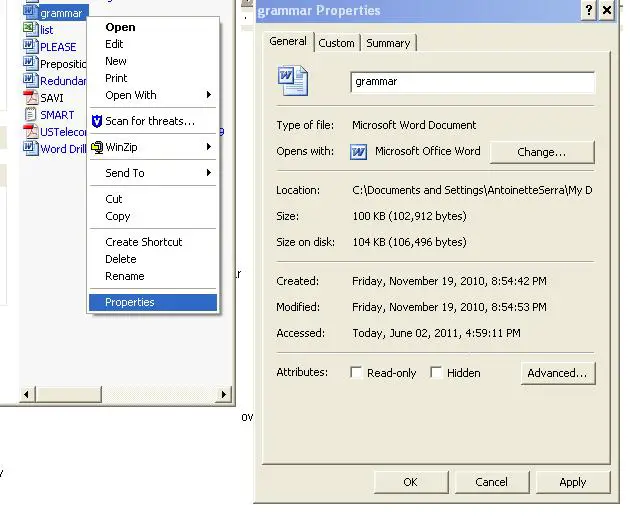 change document properties word 2007 change document properties word 2007