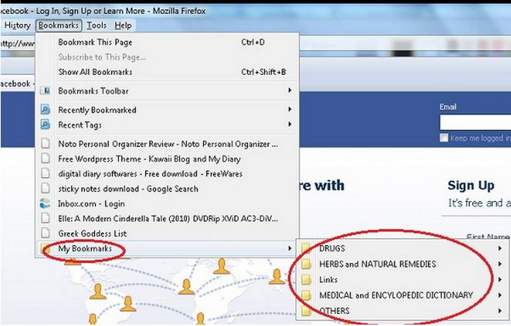 bookmark-my bookmarks-folders