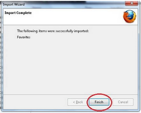 import wizard-finish