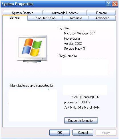 The XP version is shown that its a PATHOLOGY_XP_2010 version