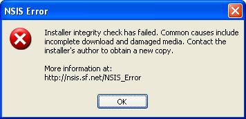 error nsis integrity failed installer check qt techyv creator autodesk navisworks uninstall