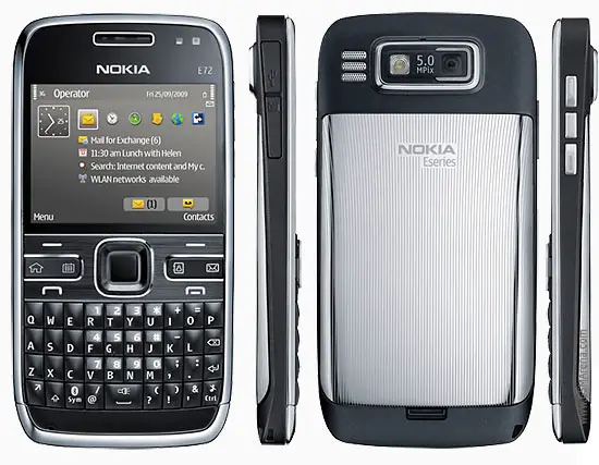 Nokia E72 5 mega pixel cam