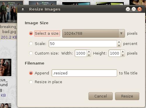 Resize Images