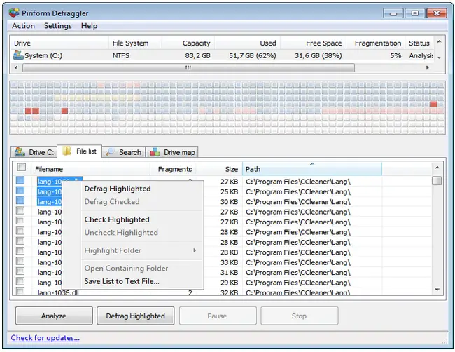 Disk Defragmentation