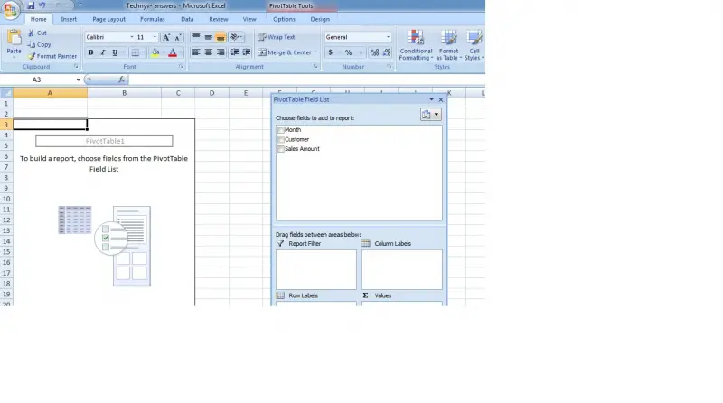 Pivot Table List