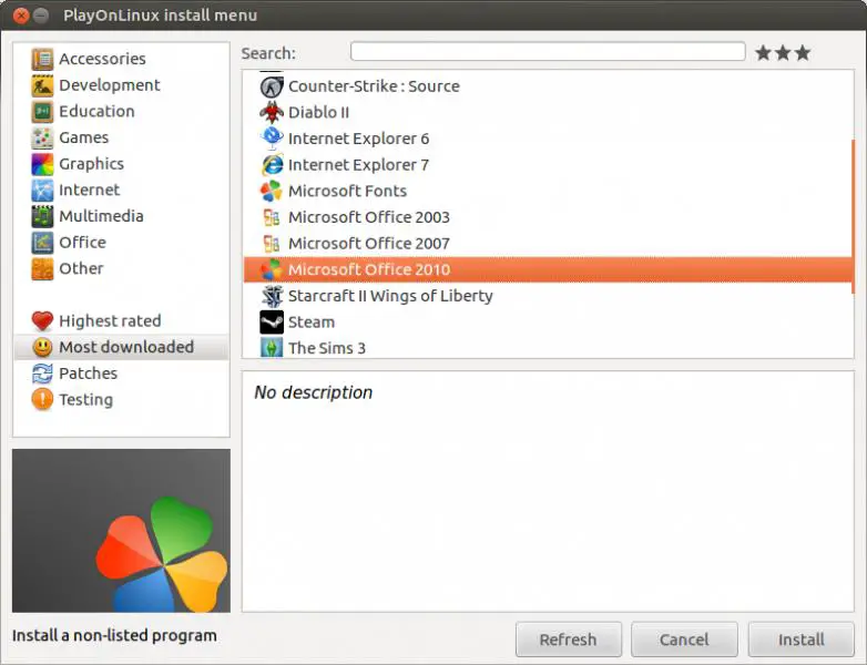 MS Office 2010 on linux