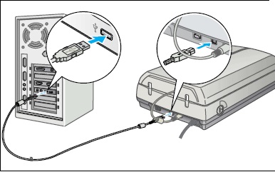 Scanner attach to the computer