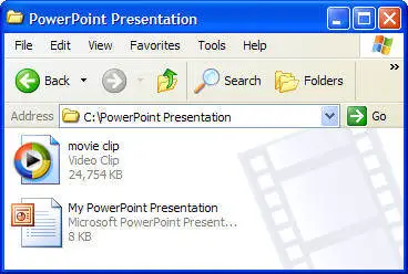 Power point Presentation as a video clip in Windows Media player
