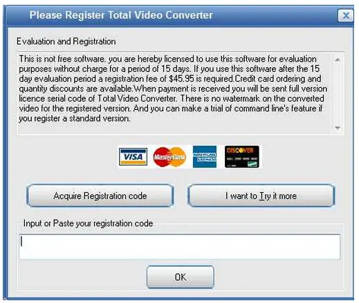 Register Total vedio Converter
