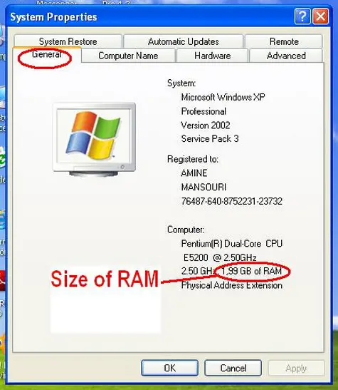 Size-Of Ram