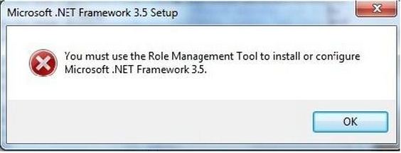 Tool to install or configure Microsoft NET Framework 3.5