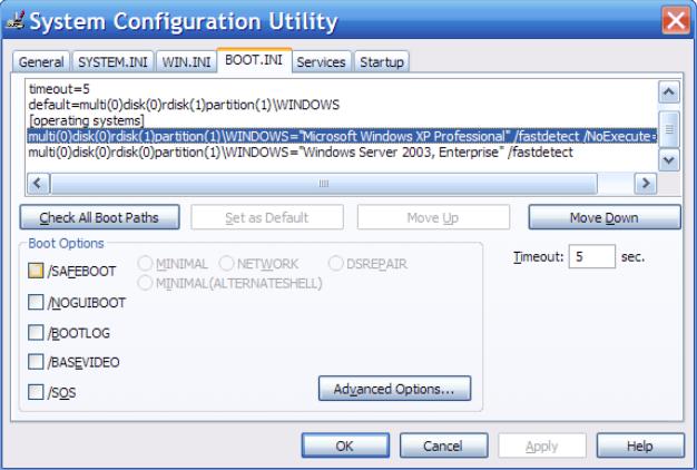 System Configuration Utility