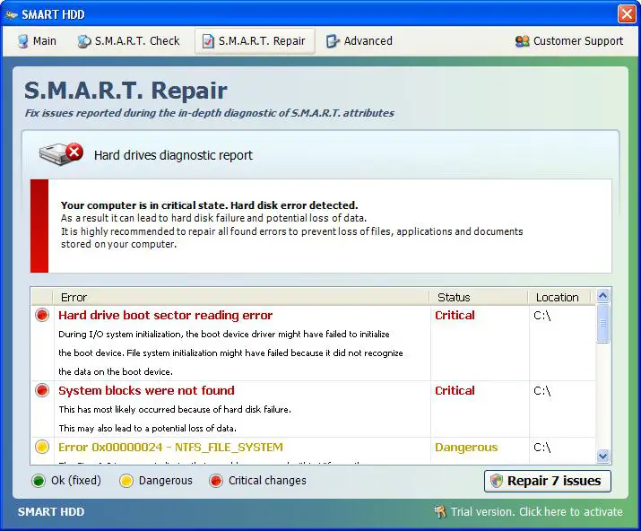 Smart HDD Repair