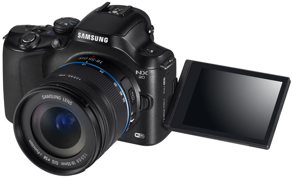Samsung NX20 is priced at £899 and $1,100