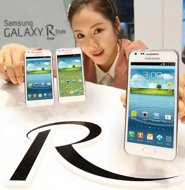 Samsung galaxy R style Android 4.0 Smartphone is compared to other Smartphones