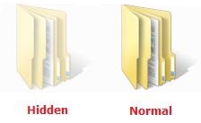 Folder Hidden and Normal