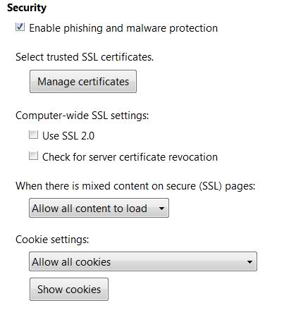 Manage Certificate