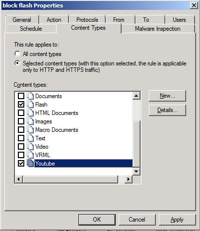 Block Flash Properties