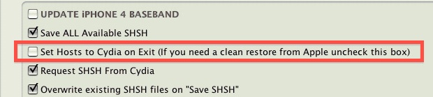 remove cydia hosts file