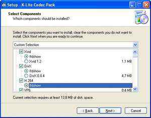 Klite codec pack