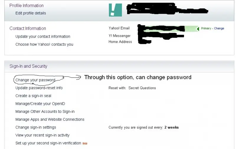 Password Change Pic